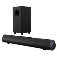 Soundbar Wohome 2.1 Channel TV Sound Bar 30-Inch with 5.25-Inch Subwoofer, Bluetooth, Remote Control, Deep Bass, Optical AUX Coaxial Wired Input, Mount Kit, Model S99 120W Surround Sound Bars