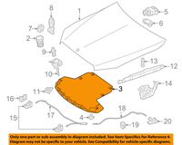 Mercedes Benz Genuine Insulation 205-682-00-26