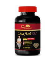 Energy Booster Weight Loss - CHIA Seed Oil - Chia Seed Oil softgels - 1 Bottle 60 Softgels