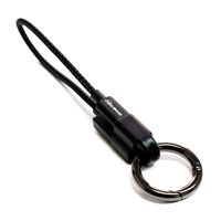 Tera Grand - Apple MFi Certified Keychain Braided Lightning Cable for iPhone 11 Pro Max 11 Pro 11 XS XS Max XR X 8 8 Plus 7 7 Plus iPad Pro Air Mini iPod (Black)