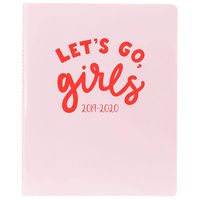 Graphique VNL00220 PVC Agenda, Light Pink Vinyl - 18-Month 2020 Planner (July '19-December '20) Includes Weekly and Monthly Grids and Space for Notes and Budgeting, Measures 8" x 10"