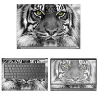 decalrus - Protective Decal Tiger Skin Sticker for Lenovo Yoga C930 (13.9" Screen) case Cover wrap LEyoga13_C930-87