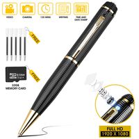 Hidden Camera Pen Mini Spy Camera Recorder 32GB Storage, Portable Surveillance Camera with 2 Hours Wireless HD 1080P Video Photo for Security, Business, Home, Teaching