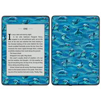 MightySkins Skin Compatible with Amazon Kindle Paperwhite 2018 (Waterproof Model) - Dolphin Gang | Protective, Durable, and Unique Vinyl Decal wrap Cover | Easy to Apply, Remove| Made in The USA