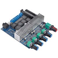 AOSHIKE DC12V-24V 2.1 Channel TPA3116 Subwoofer Amplifier Board High Power Audio Amplifier Board 2x50W+100W (Without Bluetooth)