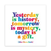 Today Is A Gift - Eleanor Roosevelt Color Magnet