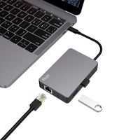 USB C Adapter, Type c to Gigabit Ethernet LAN Network HUB, USB C Female Power Delivery,Rj45 Adapter,USB 3.0 HUB for New MacBook, Chromebook Pixel，Ipad Pro and More USB C Devices.