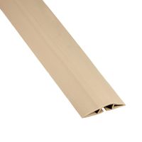 Power Gear 10 Ft Cord Cover, Rubber, Low Profile, Cable Protector, Tan, 43002