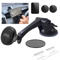 Randconcept - [New Version] Magnetic Phone Car Mount | Universal Phone Holder for Dashboard & Windshield | 3 inch Heavy Duty Suction Cup Phone Holder | 360 Rotation Strong Magnets for All Cell Phones