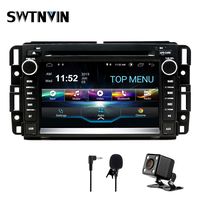 SWTNVIN Car Stereo Android 9.0 DVD Player for GMC Sierra Yukon Chevrolet Buick Chevy Silverado Double Din 2G RAM 32G ROM 7 inch Multimedia Radio Navi Support WiFi BT Steering Wheel Free Backup Camera