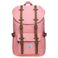 Laptop Outdoor Backpack, Travel Hiking& Camping Rucksack Pack, Casual Large College School Daypack, Shoulder Book Bags Back Fits 15" Laptop & Tablets by Kaukko (P13-Pink)
