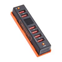 IO Crest USB Fast Charging Power Strip with Power Monitor Power Strip, (SD-ACC61033)