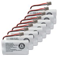 QBLPOWER BT-1007 Rechargeable Cordless Telephone Batteries Compatible with Uniden BT1007 BBTY0651101 BT904 BT-904 BT1015 BBTY0460001 BBTY0700001 Panasonic HHR-P506 HHR-P506A (8 Pack BT1007 Batteries)