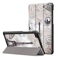 For Lenovo Tab E7 TB-7104F Tri-Fold Standing Flip Protective Case Slim Cover By Ikevan (Color-D)