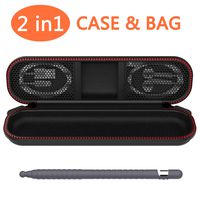 silicone maid LLC Compatible Apple Pencil Case, Carrying Bag, (All in One) Nib Cap Anti-Lost Integrated Protective Silicone Sleeve Pen Accessories Compatible iPad Pro 9.7/10.5/12.9 inch (Dark Gray)