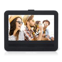 APEMAN 9''-9.5'' Car Headrest Mount Holder Strap Case for APEMAN Portable DVD Players with Swivel & Flip Screen Oxford Fabric Black