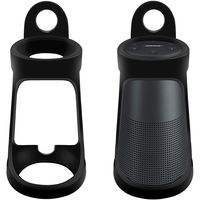 Silicone Cover Case Compatible for Bose Soundlink Revolve Wireless Bluetooth Speakers with Carrying Loop -Triple Black