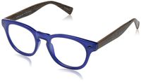 BluVue Unisex BL 1003 Nova Rectangular Blue Light Blocking Computer Tablet Smartphone Screen Reading Glasses, Cobalt Frame, Diopter 2.5
