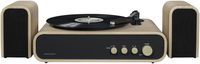Crosley Gig Retro Belt-Drive Bluetooth Turntable with Aux-in and Speakers