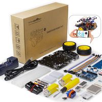 Yahboom UNO R3 Project Smart Robot Car Kit with Tutorial, R3 Project Smart Robot Car Kit for Teens, Intelligent and Educational Toy Car 2-in-1 Robotic Kit