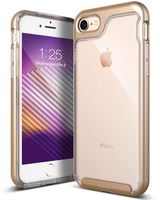 Caseology Skyfall for Apple iPhone 8 Case (2017) / for iPhone 7 Case (2016) - Clear Back & Slim Fit - Gold