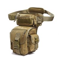 ANTARCTICA Multifunctional Drop Leg Bag Tactical Military Thigh Hip for Motorcycling Hiking Traveling Fishing (Tan Brown)