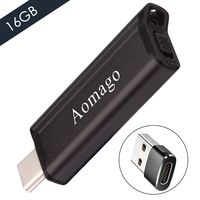 Aomago A21 16GB Digital Voice Recorder - Minimalism USB C Recorder for Lectures Meetings