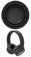 Polk Audio DB1042DVC 10 1050 Watt Car/Marine Audio Subwoofer Sub+Headphones