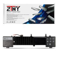 ZTHY 6JHDV Notebook Battery for Dell Alienware 17 R3 P43F002 R2 P43F001 ALW17ED-1728 2728 3728 3828 4718 4738 AW17R3-3758SLV 7092SLV 4175SLV 8342SLV 1675SLV Gaming Laptop 6JHCY 5046J YKWXX 8-Cell 92WH