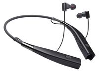 Phiaton BT 100 NC Grey Wireless Bluetooth Active Noise Cancelling Neck Band Style Earphones with Mic