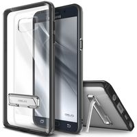 Galaxy Note 5 Case, OBLIQ [Naked Shield][Black] - with {NEW/Revised Version}Kickstand Thin Slim Fit TPU Bumper Hard Hybrid Shock Resist Protective Clear Case