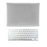 TopCase 2 in 1 CLEAR Crystal See Thru Hard Case Cover and Keyboard Cover for Macbook Pro 15" A1286 with TopCase Mouse Pad