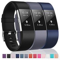 Humenn Bands Compatible with Fitbit Charge 2, 3 Pack Classic & Special Edition Replacement Bands for Fitbit Charge 2, Women Men
