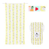 Fast Dry Beach Towels Compact - Cracked Coconut, Extra Large (200x90cm, 78x35) - Fast Drying Towel for Traveling, Beach Towel Set