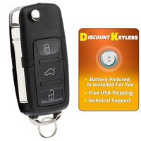 Discount Keyless Replacement Uncut Car Remote Fob Key For Volkswagen Passat Jetta Golf Cabrio HLO1J0959753AM
