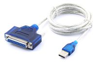 Sabrent USB 2.0 to DB25F Parallel Printer Cable (USB-DB25F)- colors may vary (Renewed)