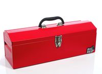 Torin Big Red 19" Portable Steel Tool Box with Removable Tray, Red