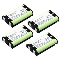 900mAh 3.6V Rechargeable Ni-MH Battery for Panasonic Cordless Phone KX-FPG391 KX-TG2302 KX-TG2303 KX-TG2312 KX-TG2313 KX-TG2314 Type29 HHR-P104 HHR-P104A (4-Pack)