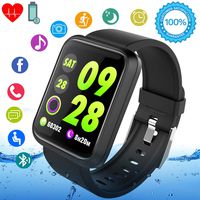 Smart Watch, Fitness Tracker Smartwatch Activity Tracker with Heart Rate Blood Pressure Monitor IP67 Waterproof Fitness Watch Sports Wrist Android Watch Wristbands for Samsung iOS Phones Men Women