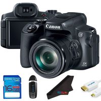 Canon Powershot SX70 HS Digital Camera (International Version) + 16GB SD Memory Card Bundle