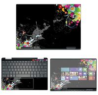 Decalrus - Protective Decal Floral Skin Sticker for Dell XPS 13 7390 2-in-1 (13.3" Screen) case Cover wrap DellXPS-7390-2in1-106