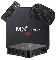 [Free Wireless Mini Keyboard] MX Pro Android TV Box Android 7.1 TV Box Amlogic S905w Quad-Core CPU 1GB RAM/8GB ROM with WiFi