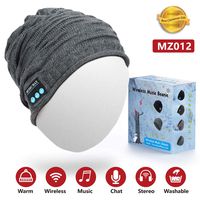 Sunnywoo Bluetooth Hats for Men, Wireless Bluetooth Beanie Musical hat with Stereo Speaker and MIC 4 Hours Working Time for Outdoor Sports,Built-in Mic