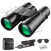 Eyeskey Compact 10X42 Binoculars for Adults | Professional Waterproof Fog-Proof Binocular for Bird Watching | Easy Focus | Twiligght Vision | Bright Clear Stable Image
