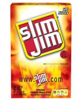 Slim Jim Snack-Sized Smoked Meat Sticks, Original Flavor, Keto Friendly, 0.28 Ounce, 120 Count (Pack of 1)