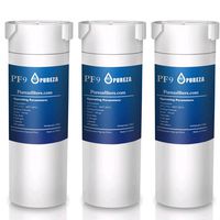 Pureza filters XWF Water Filter, Replacement for GE XWF, XWF Genuine Ge Refrigerator Compatible with GE French-door - 3 Pack