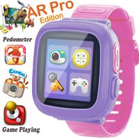 Kids Smart Watch, [AR Pro Edition] Game Smartwatch for Ages 3-12 Girls Boys Toddlers Digital Wristbands, 1.5'' Screen Camera Pedometer Alarm Clock Timer Learning Toys Easter Birthday Gifts (Pink)