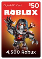 Roblox Gift Card - 4,500 Robux [Online Game Code]