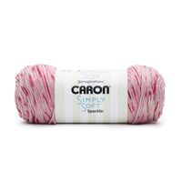 CARON 29496161016 Simply Soft Speckle Yarn, Lipstick