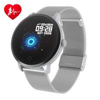 BingoFit Epic Fitness Tracker Smart Watch, Activity Tracker with Heart Rate Monitor, Waterproof Pedometer Watch with Sleep Monitor, Step Counter for Kids (Silver)